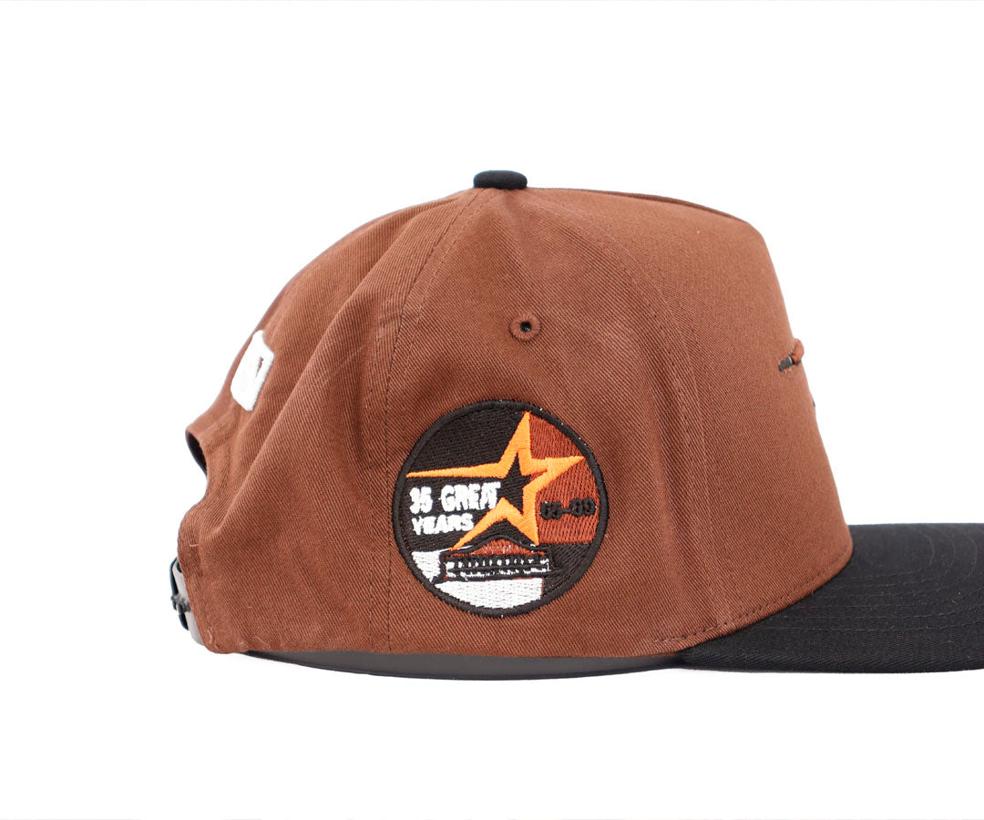 ASTROS MINIMALIST STAR BROWN CAP JOHNNI