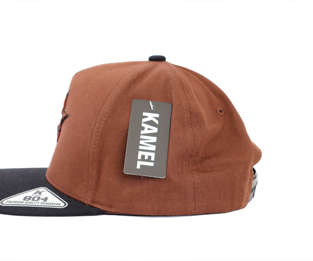 ASTROS MINIMALIST STAR BROWN CAP JOHNNI