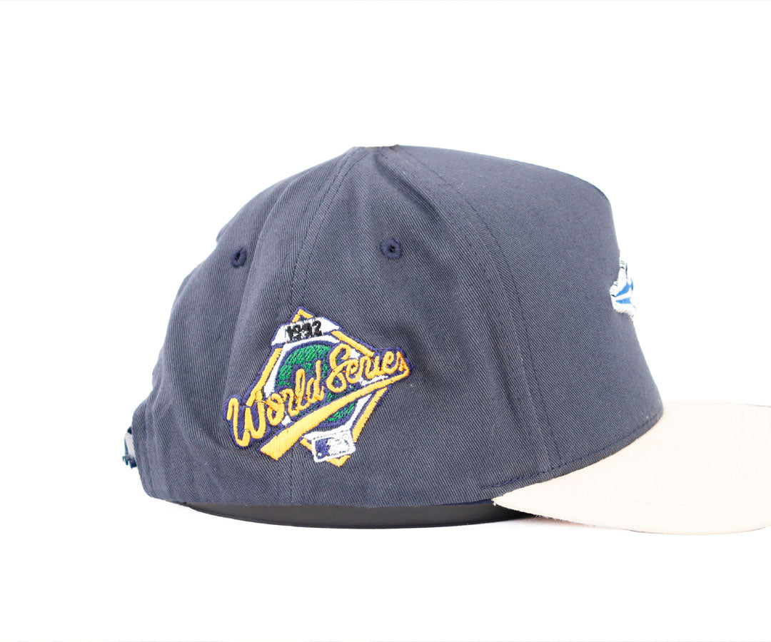 BLUE JAYZ DARK BLUE AND BEIGE JOHNNI CAP
