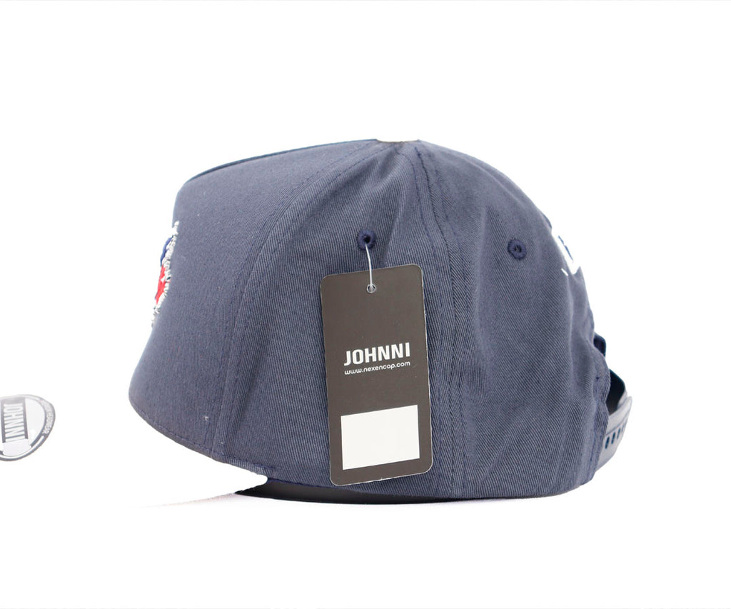 BLUE JAYZ DARK BLUE AND BEIGE JOHNNI CAP