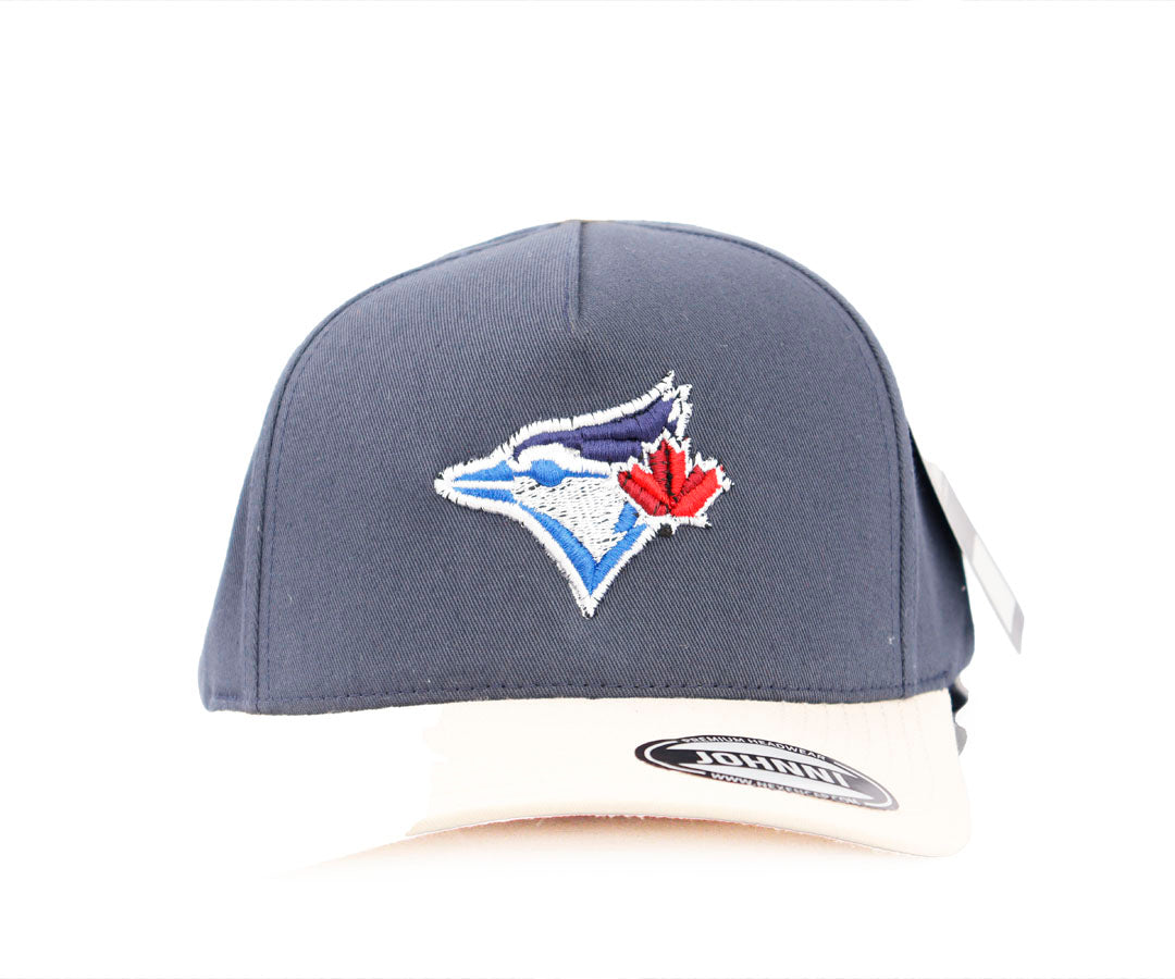 BLUE JAYZ DARK BLUE AND BEIGE JOHNNI CAP