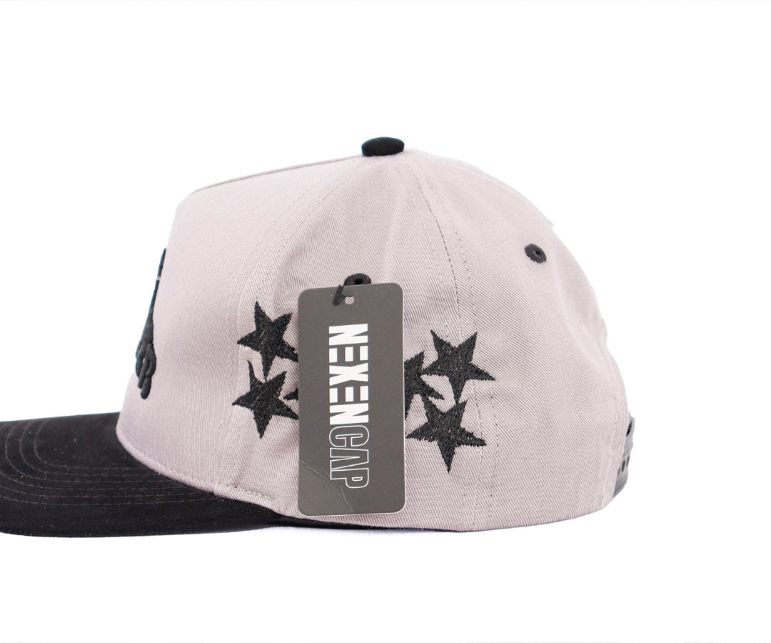 RICH FOREVER BLACK AND GRAY JHONNI CAP