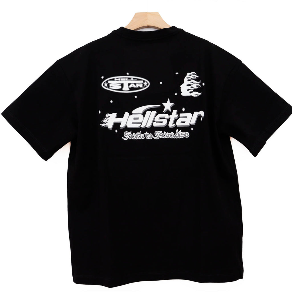 HELLSTAR SOUTH TO PARADISE BLACK T SHIRT