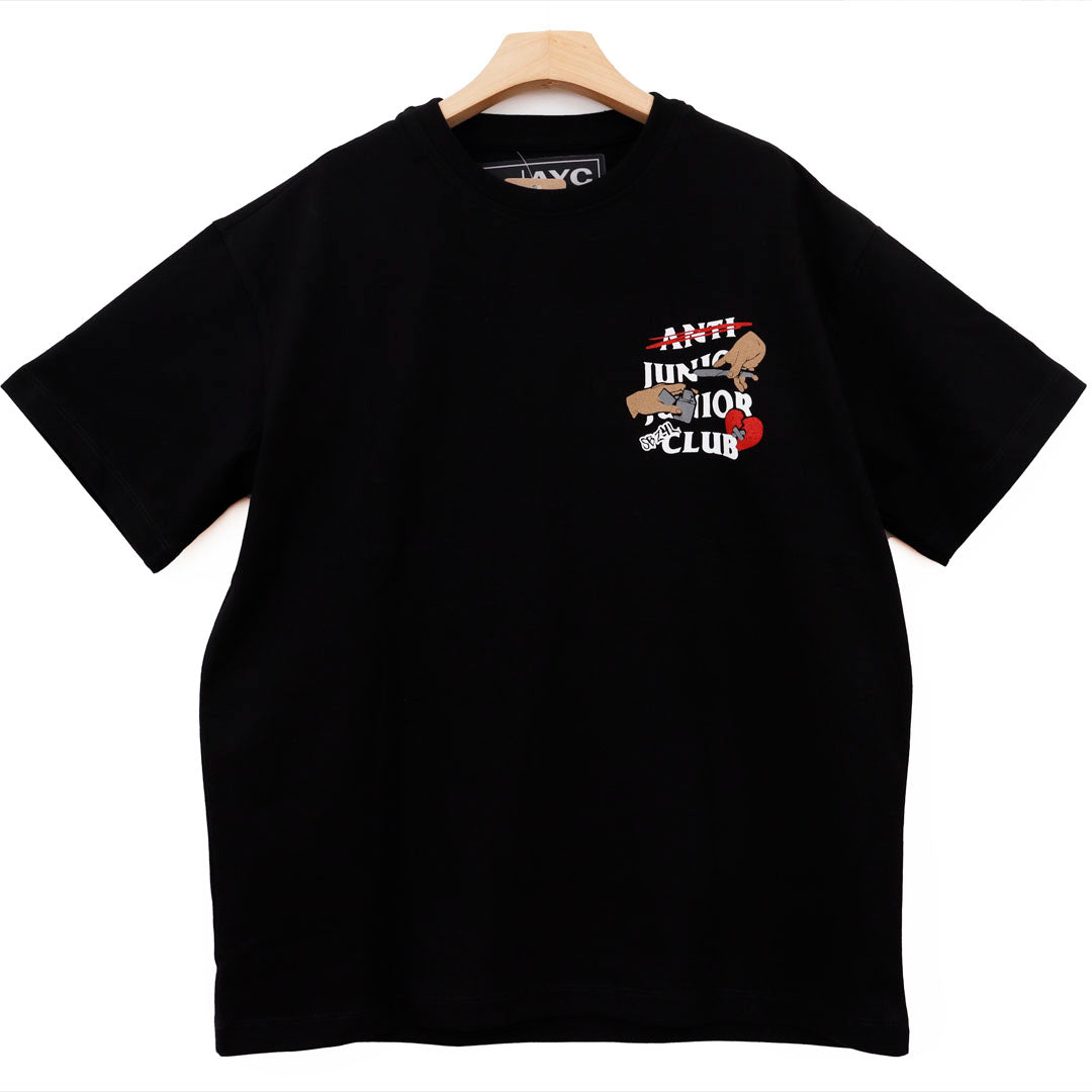 ANTI JUNIOR CLUB T SHIRT BLACK