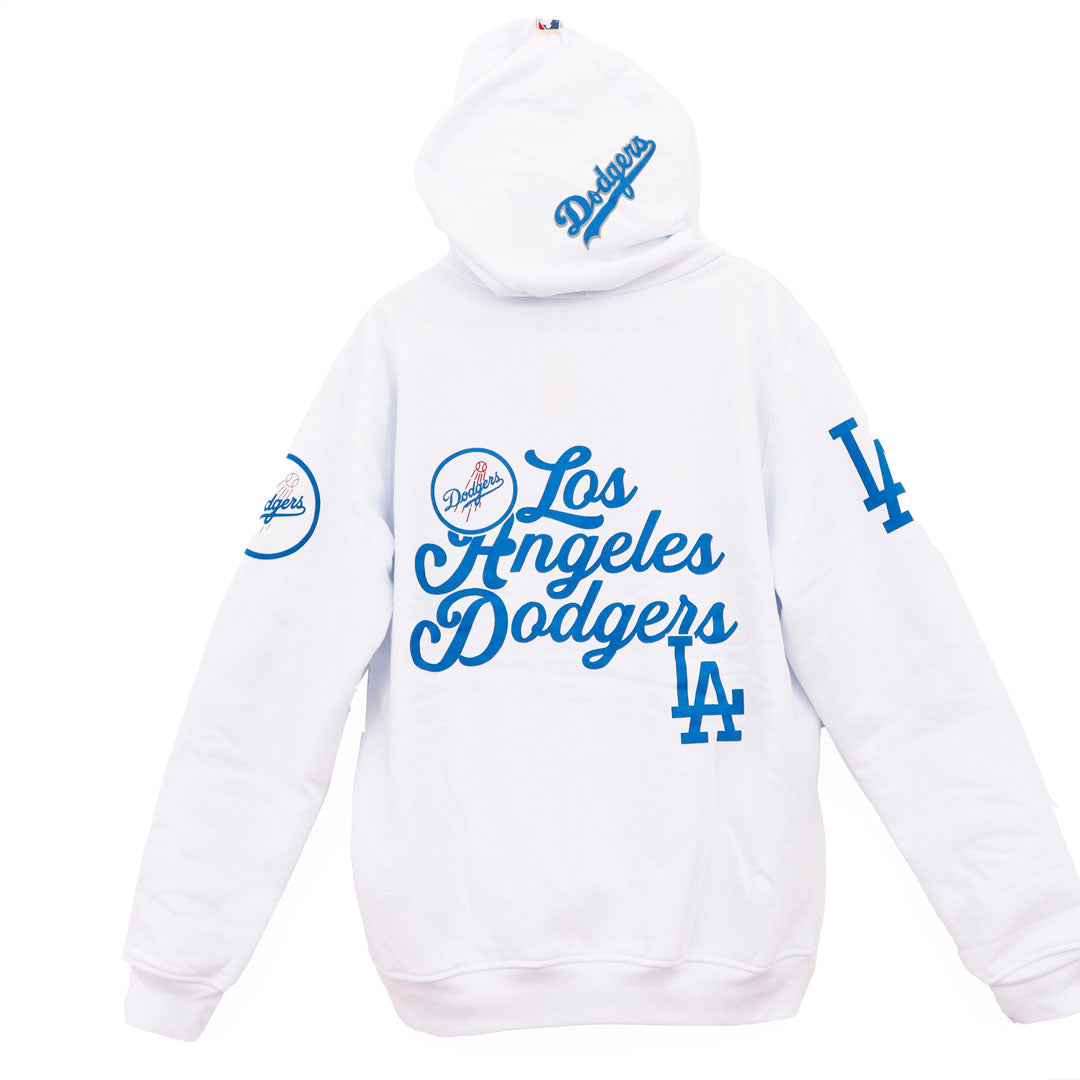 LOS ANGELES DODGERS CURSIVE VERSION WHITE SUDADERA