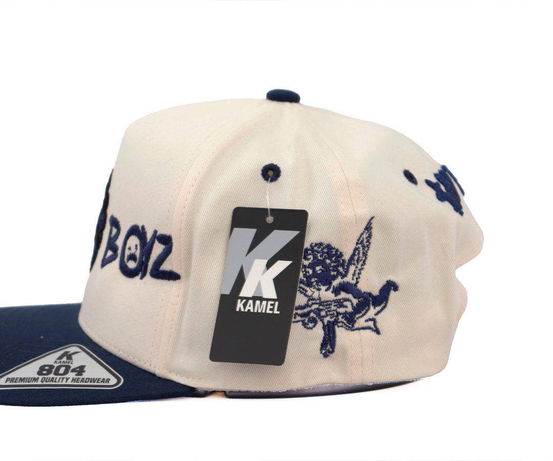 SAD BOYZ FLOWER BLACK AND NAVY KAMEL