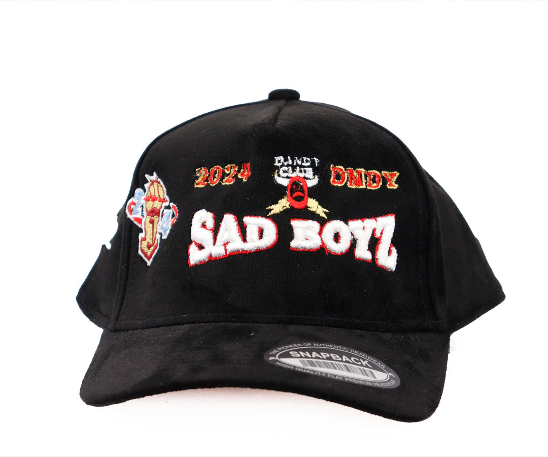 SAD BOYZ DANDY EDITION LOGOS TOTAL GAMUZA TOTAL BLACK WAYCAP