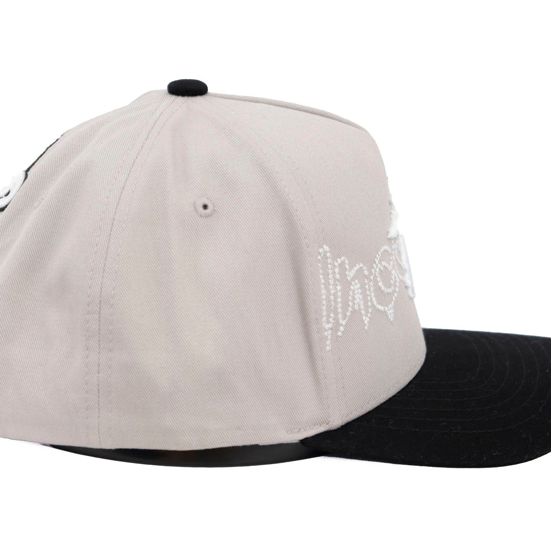 NY INCOGNITO WHITE  GRAY CAP AND BLACK VICERA KAMEL