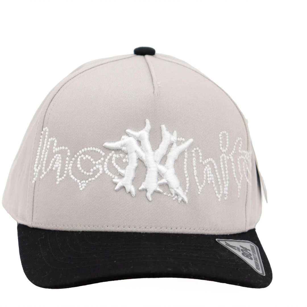 NY INCOGNITO WHITE  GRAY CAP AND BLACK VICERA KAMEL