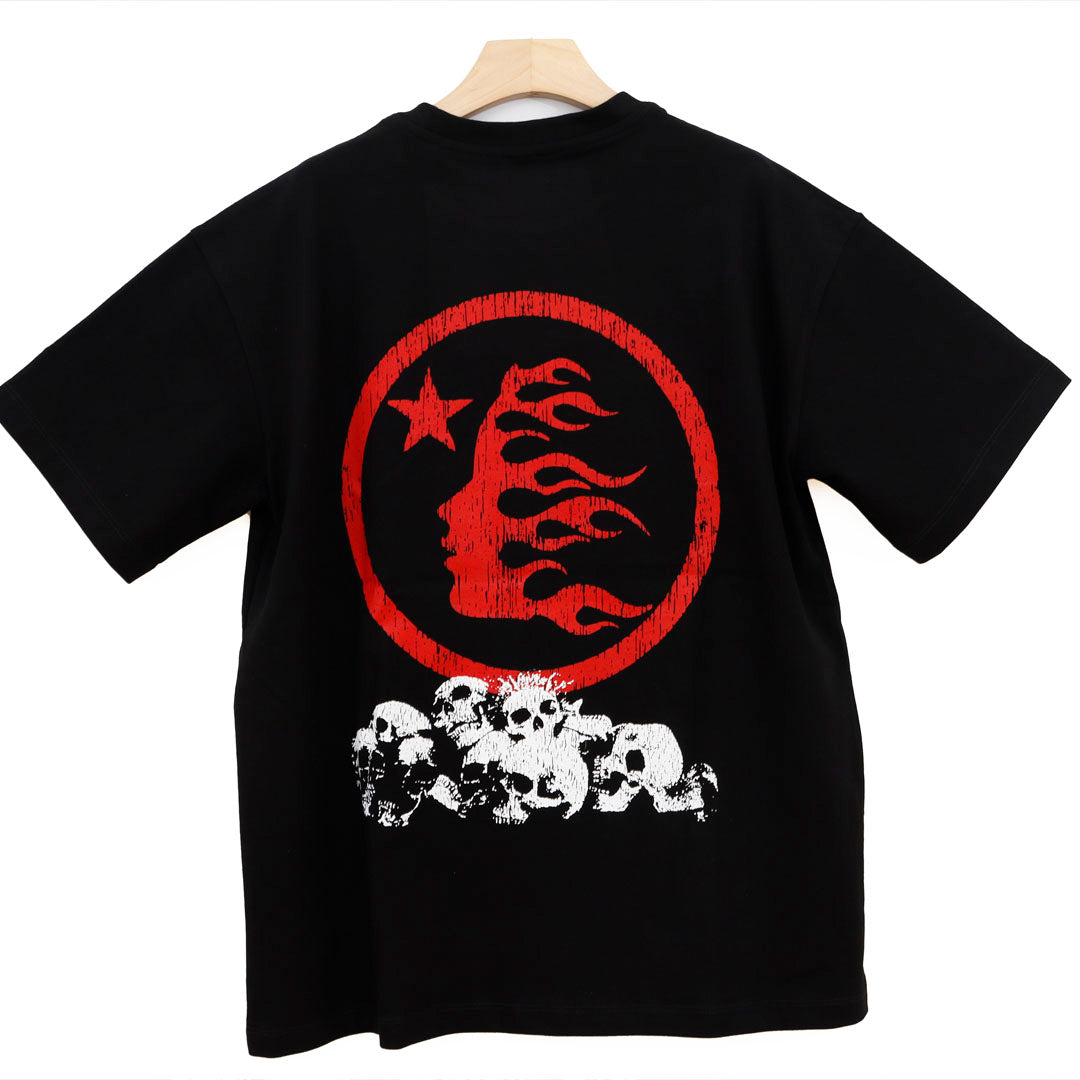 HELLSTAR RIP BLACK T SHIRT OVERSIZE