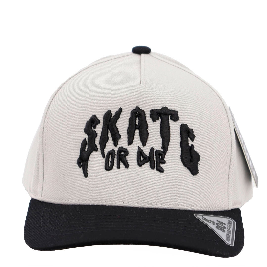SKATE OR DIE GRAY AND BLACK VICERA KAMEL