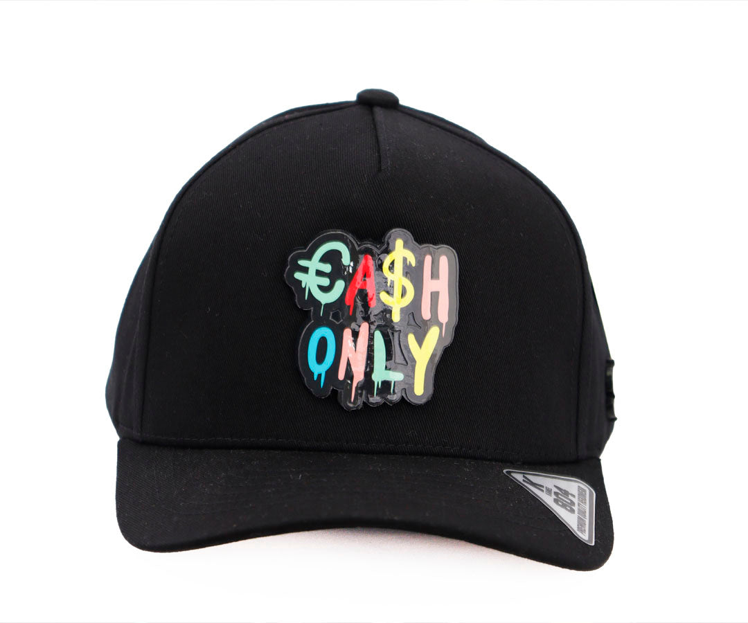 CASH ONLY TOTAL BLACK PLACA KAMEL