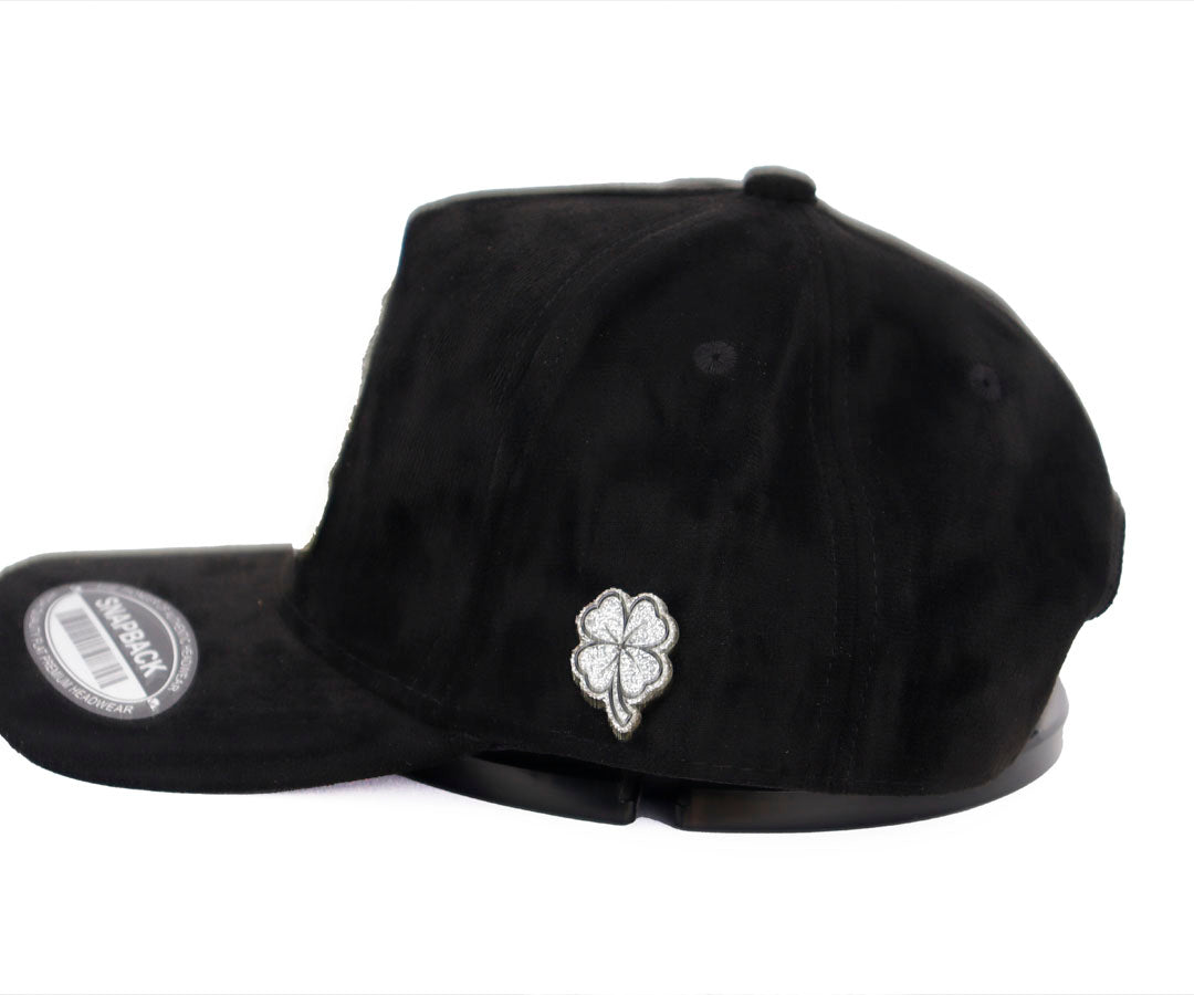 TREBOL SILVER PLACA TOTAL BLACK GAMUZA WAYCAP