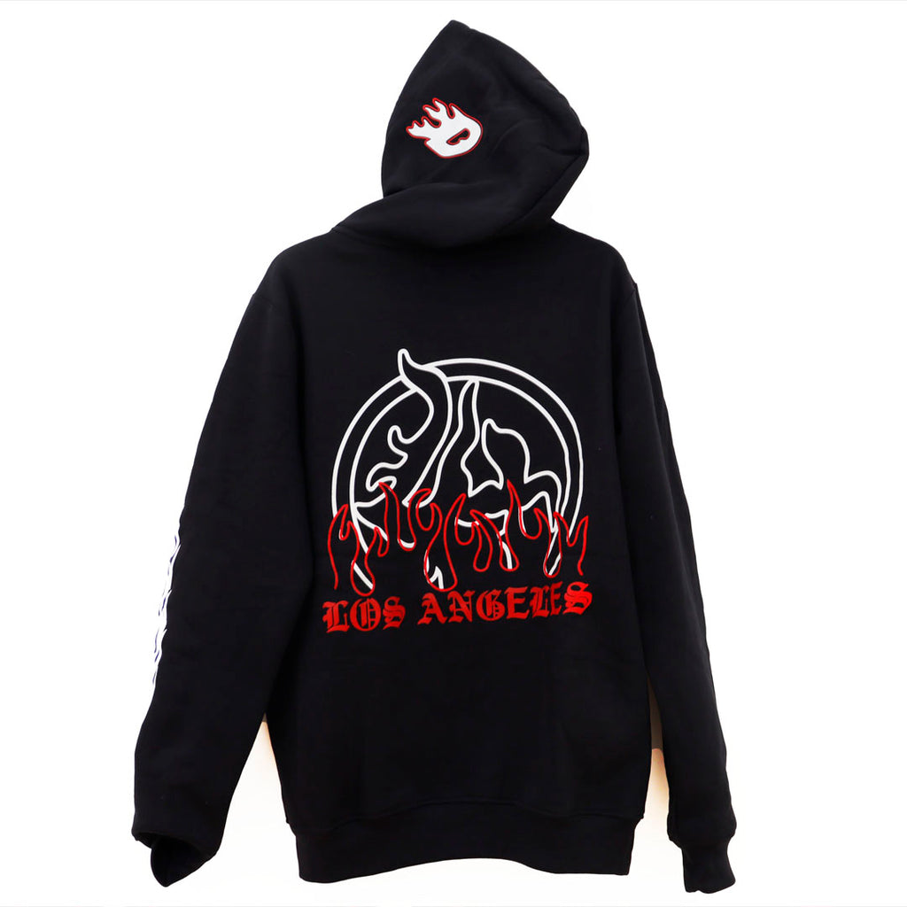 DANDY LOST HILLS BLACK AND RED SUDADERA