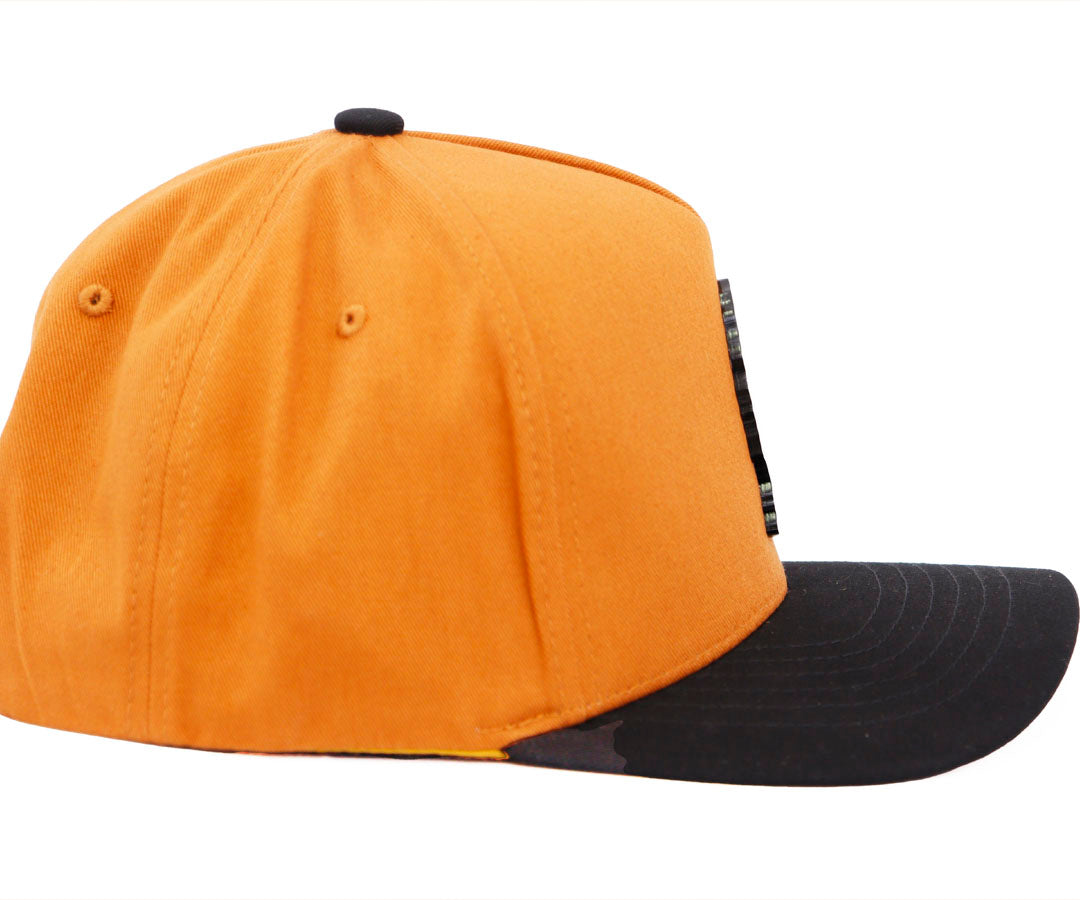VIRGEN BROWN AND BLACK CAP PLACA KAMEL