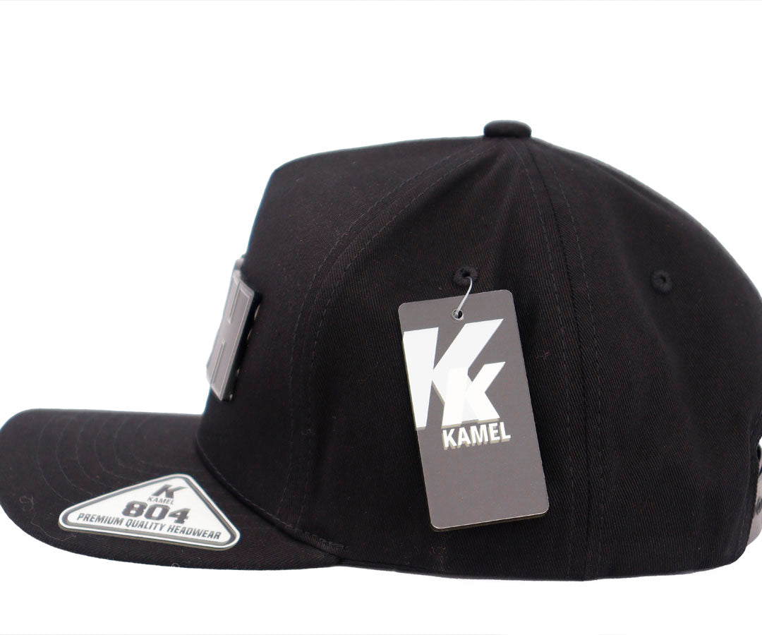 MICH BIG LETTERS BLACK MATE KAMEL