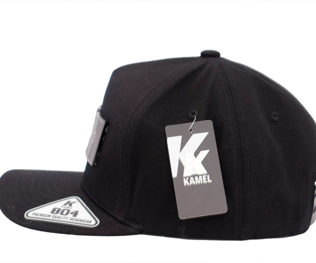 MICH BIG LETTERS BLACK MATE KAMEL