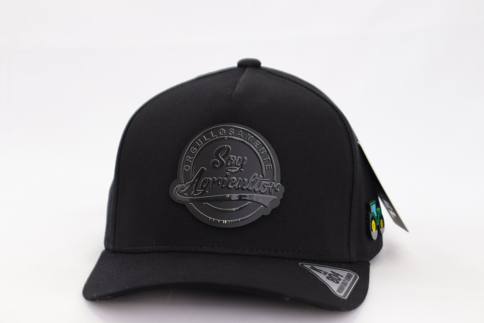 SOY AGRICULTOR TOTAL BLACK MATE PLACA KAMEL