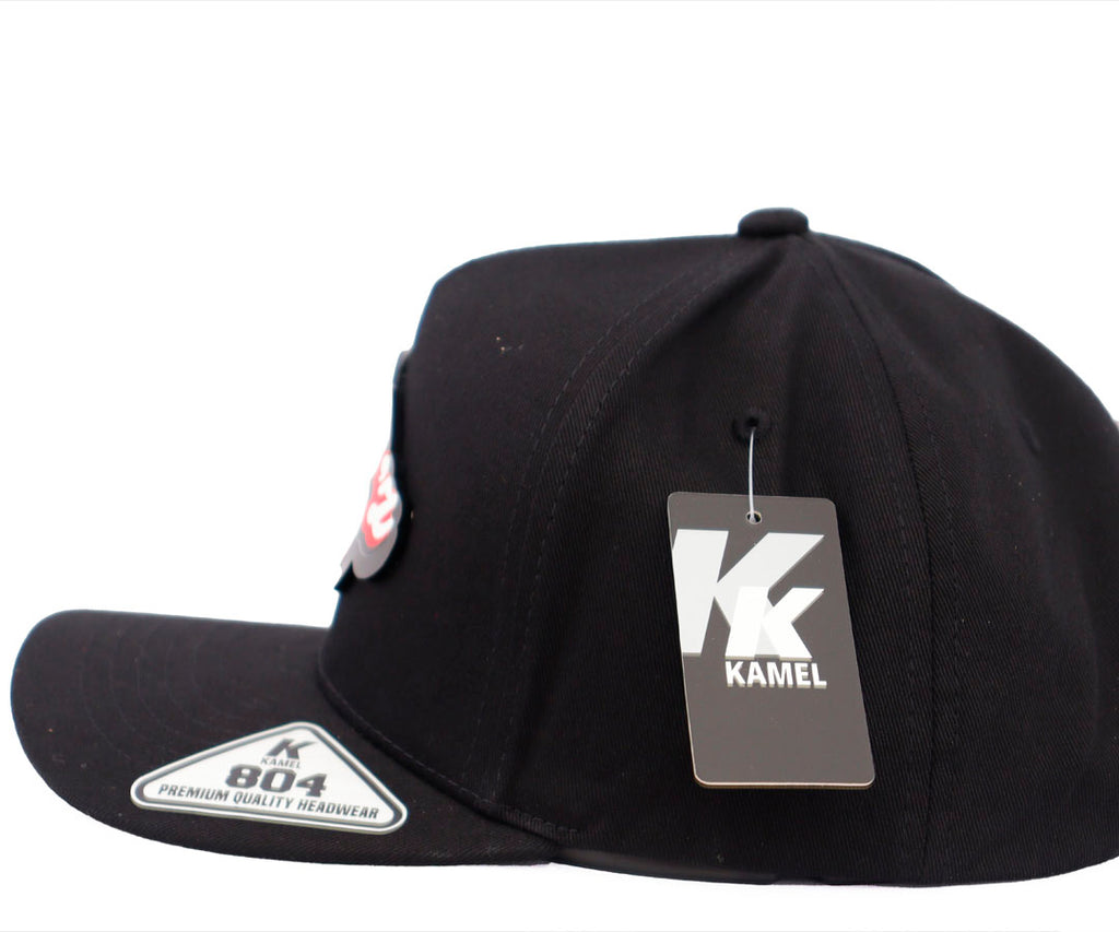 BACK PACK BOYS DOUBLE BB TOTAL BLACK PLACA KAMEL