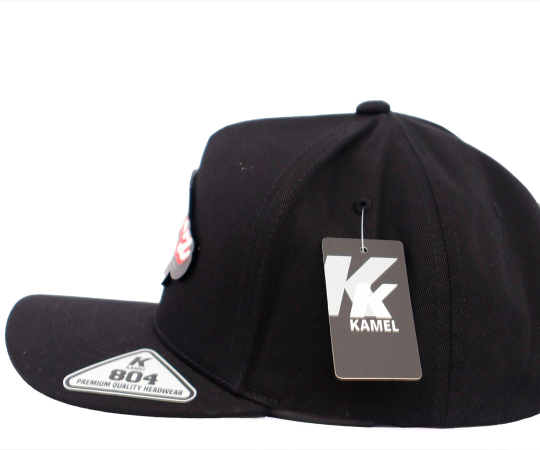 BACK PACK BOYS DOUBLE BB TOTAL BLACK PLACA KAMEL