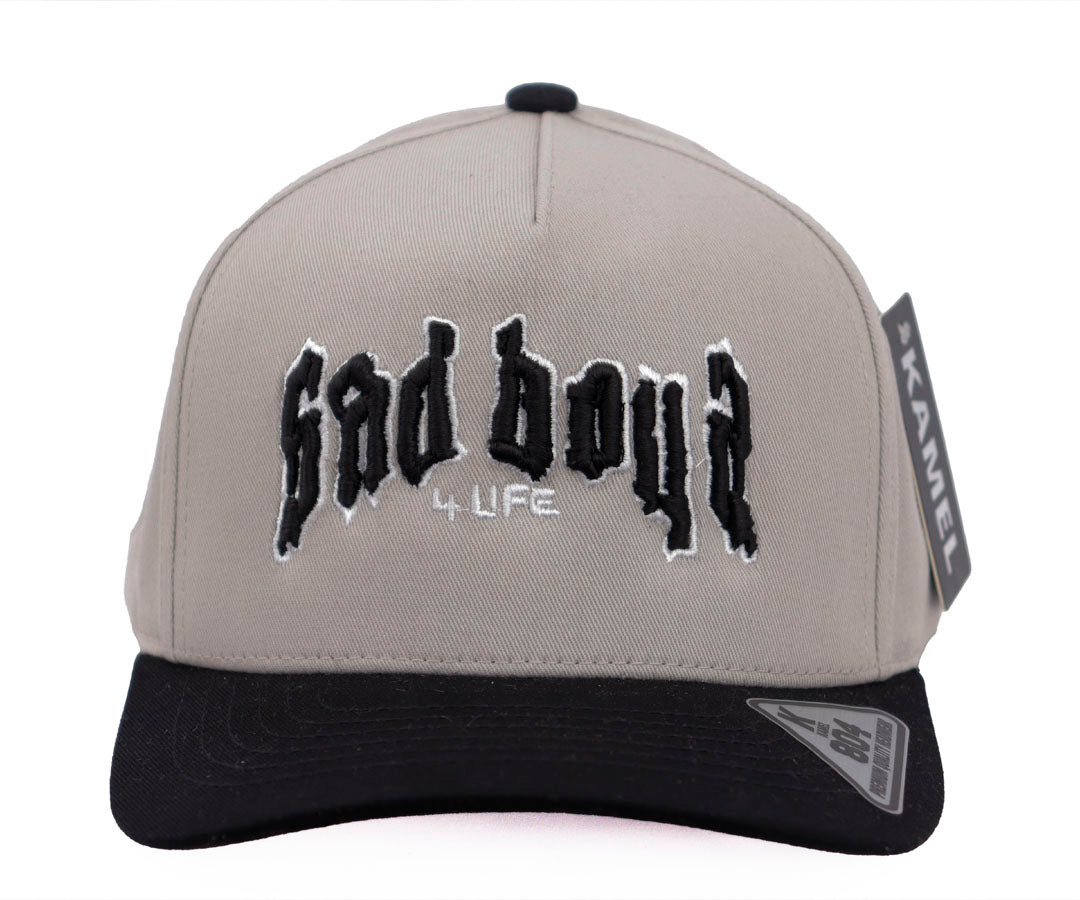 SAD BOYZ 4LIFE GRAY GRAY CAP AND BLACK VICERA KAMEL