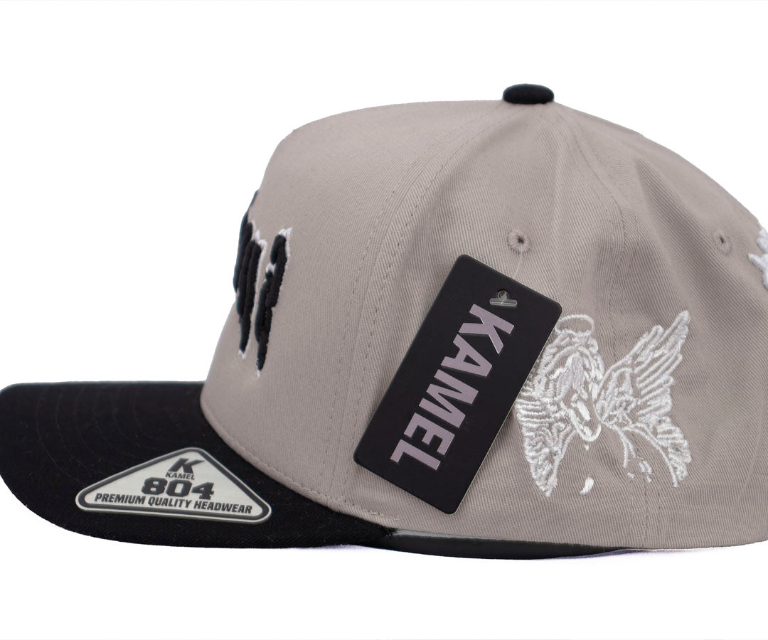SAD BOYZ 4LIFE GRAY GRAY CAP AND BLACK VICERA KAMEL