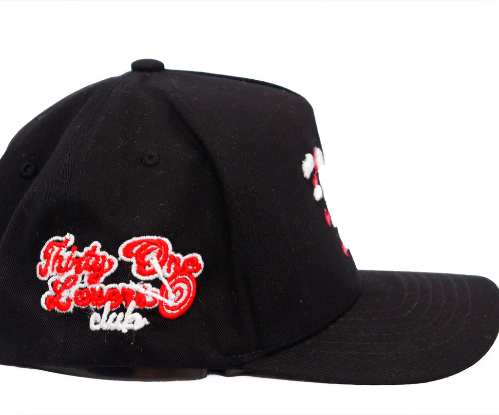 LOVE AND CLOUDS THRTY ONE BLACK CAP KAMEL