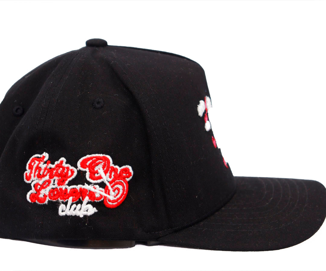 LOVE AND CLOUDS THRTY ONE BLACK CAP KAMEL