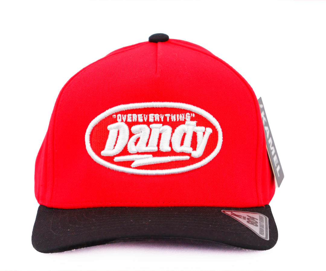 DANDY RED SEAL OVER EVERYTHING  RED CAP AND BLACK VICERA KAMEL