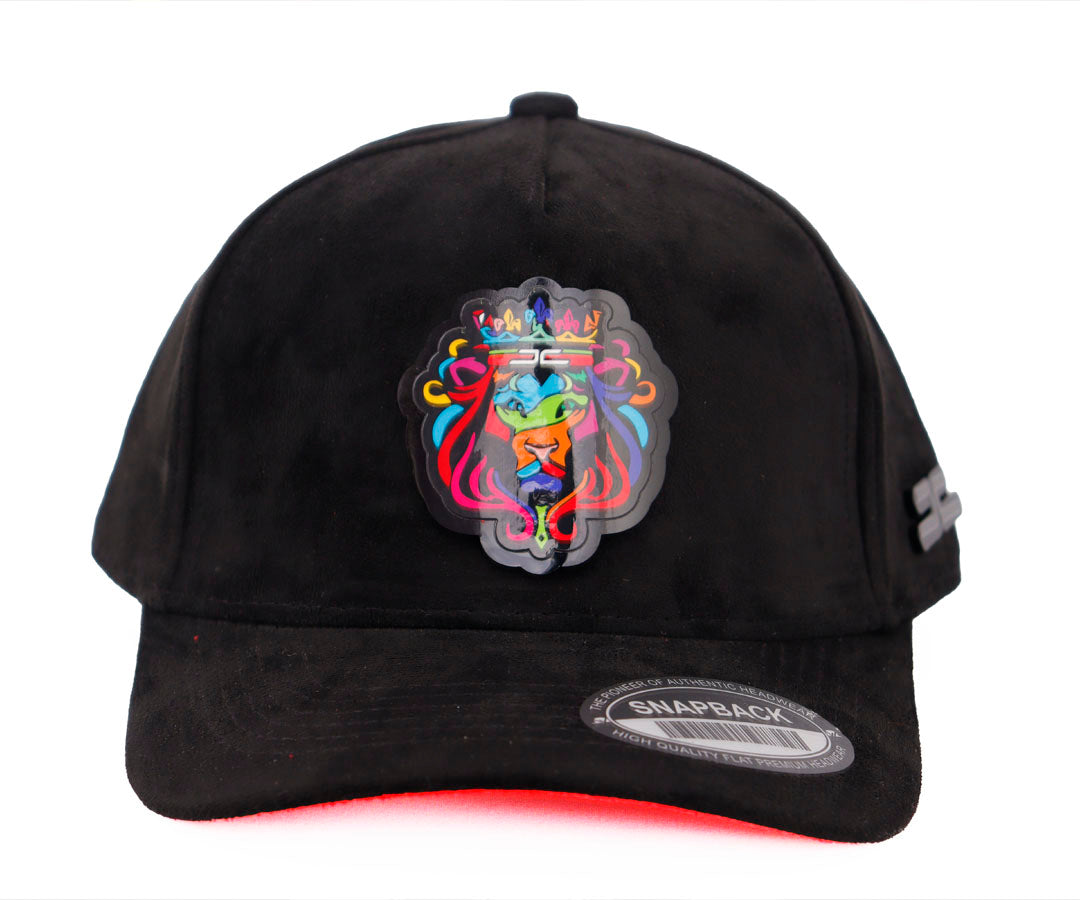 KING LEON COLORFUL BLACK TOTAL GAMUZA PLACA WAYCAP