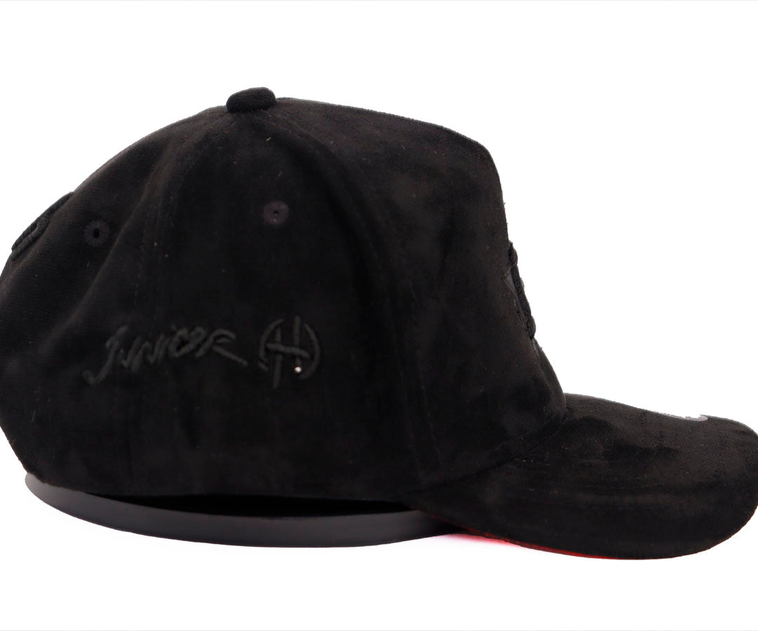 JUNIOR H DANDY HATS TOTAL GAMUZA BLACK TOTAL BLACK WAYCAP