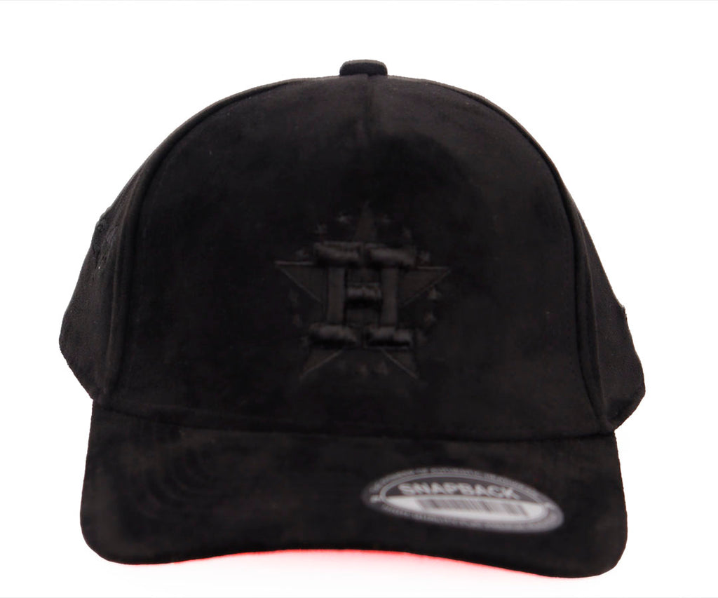 JUNIOR H DANDY HATS TOTAL GAMUZA BLACK TOTAL BLACK WAYCAP