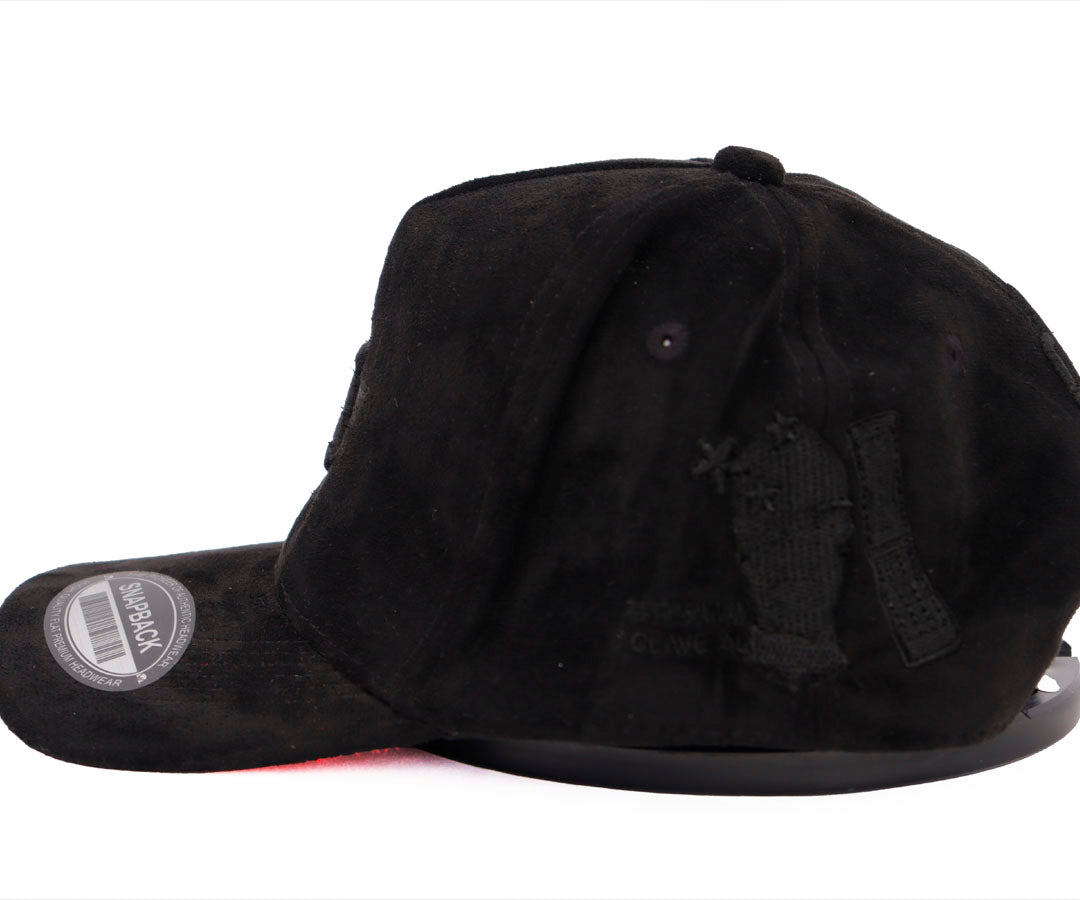 JUNIOR H DANDY HATS TOTAL GAMUZA BLACK TOTAL BLACK WAYCAP