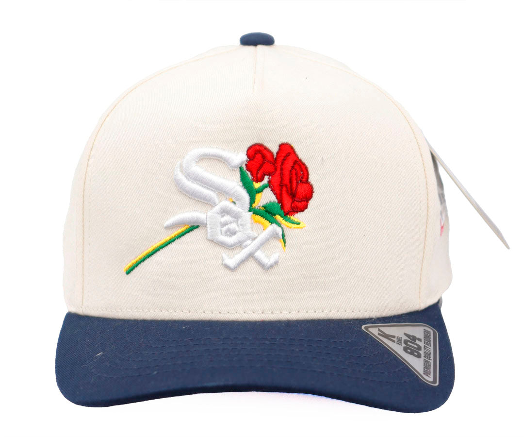 SOX WHITE ROSE BEIGE CAP AND NAVY VICERA KAMEL