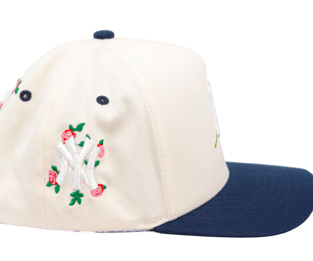 NY ROSE NATURAL CAP AND NAVY VICERA KAMEL