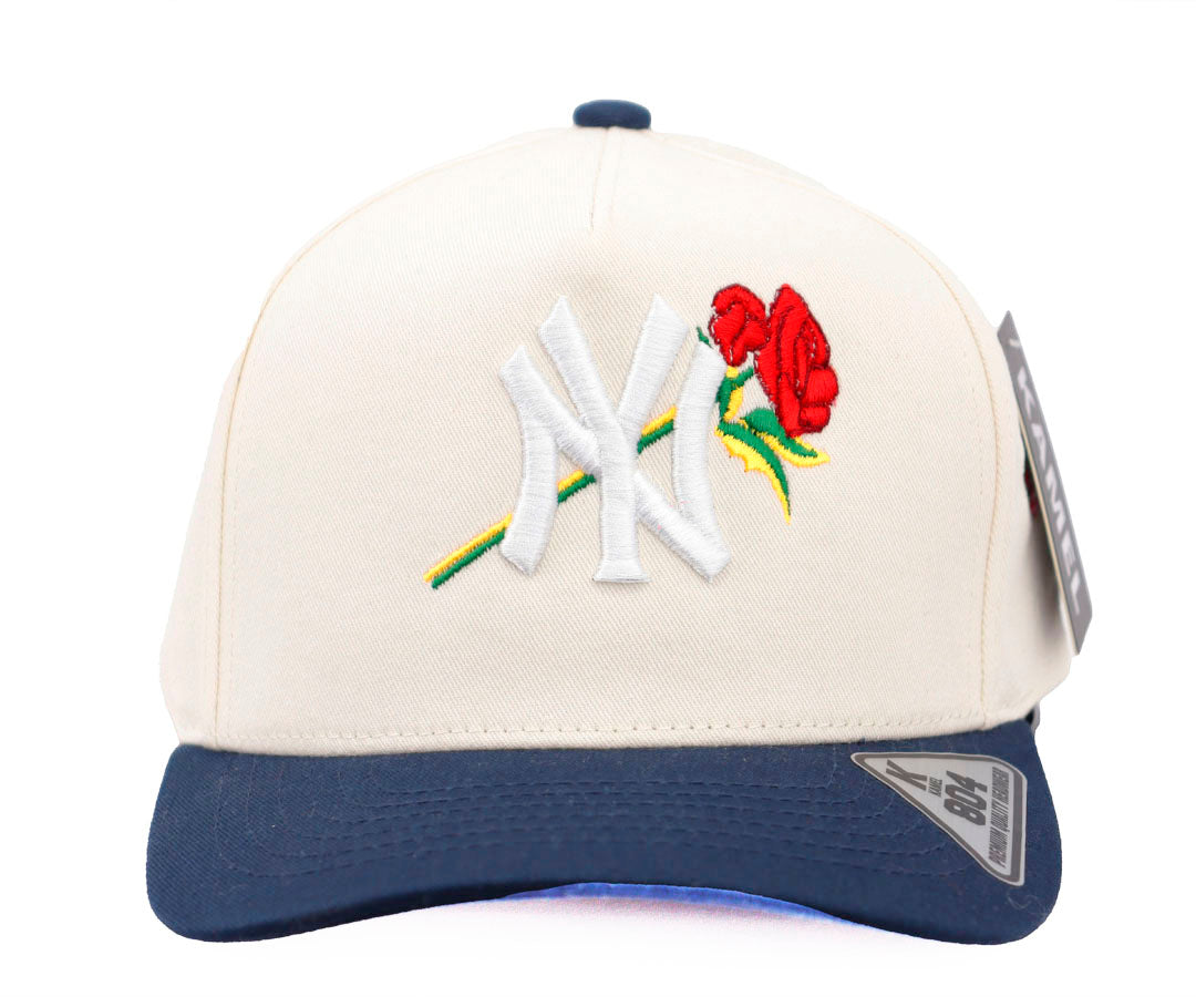 NY ROSE NATURAL CAP AND NAVY VICERA KAMEL