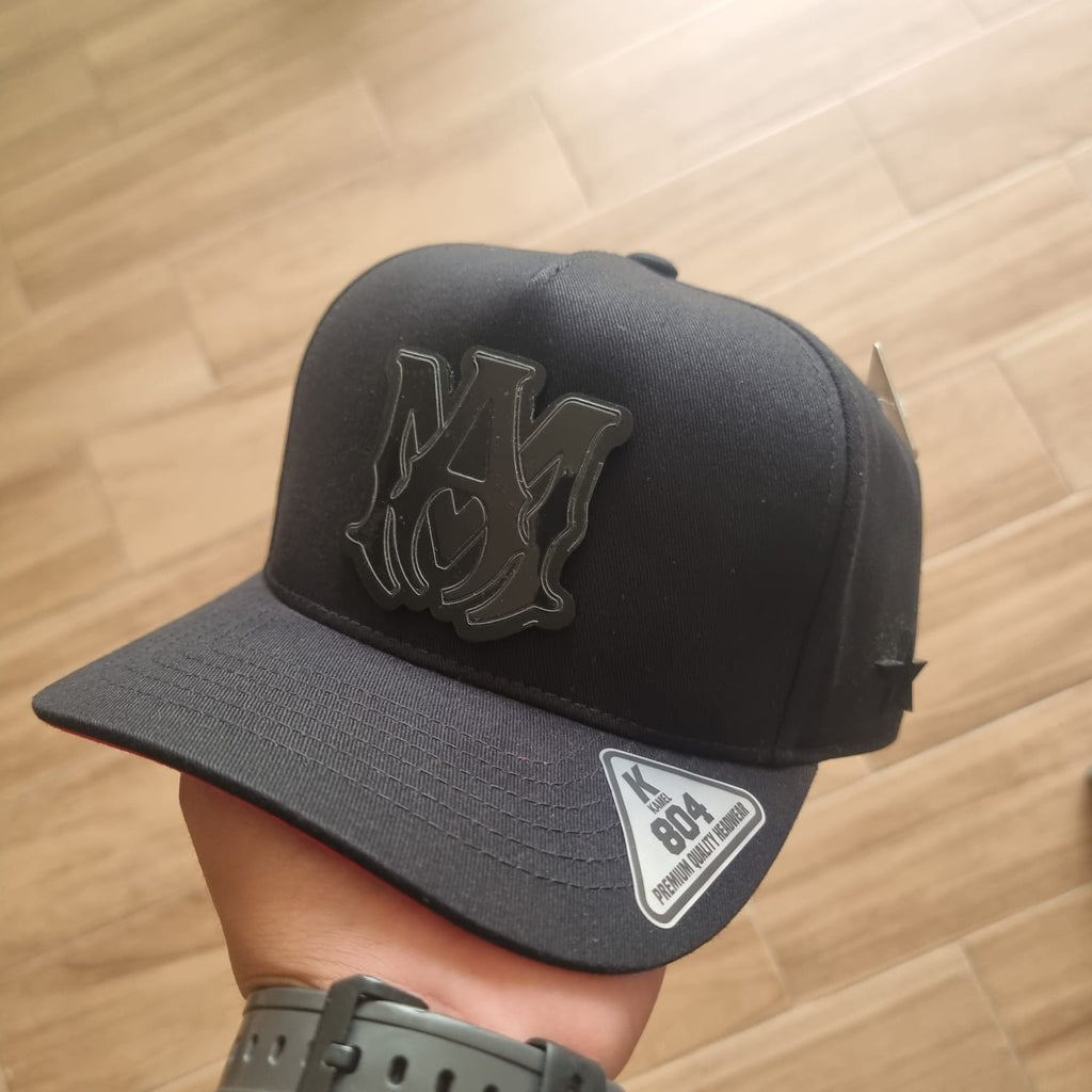 AMIRI ALL BLACK PLACA MATE KAMEL