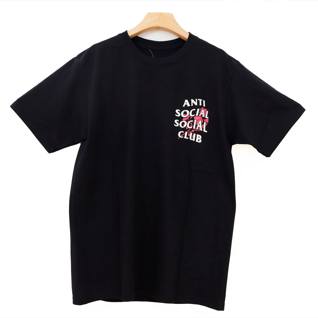 ANTI SOCIAL CLUB FLOWERS BLACK T SHIRT