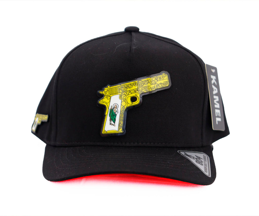 SAN JUDAS FUSCA DORADA PLACA KAMEL