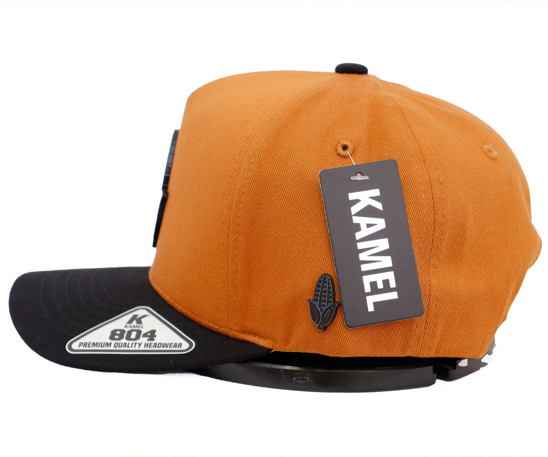 ELOTE BLACK ADN BROWN CAP PLACA KAMEL