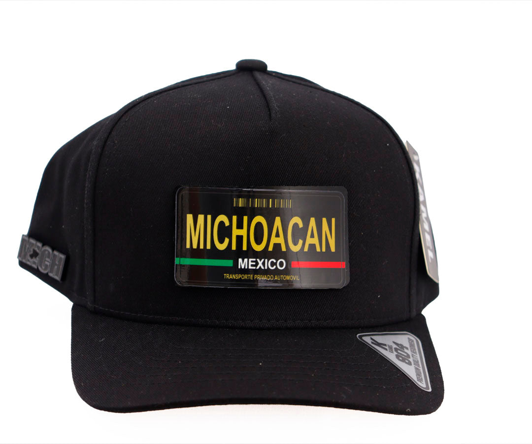 MICHOACAN STATE PLACA BLACK PLACA KAMEL