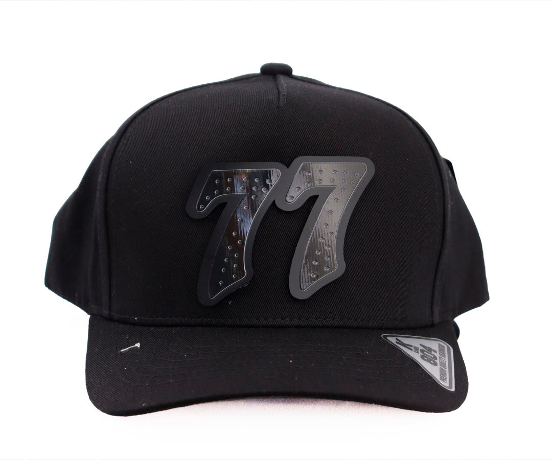 77 BARBAS ALL BLACK PLACA KAMEL