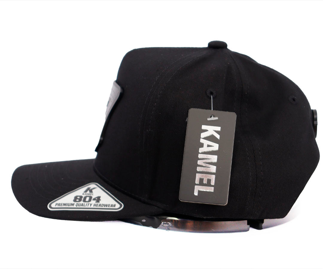 77 BARBAS ALL BLACK PLACA KAMEL