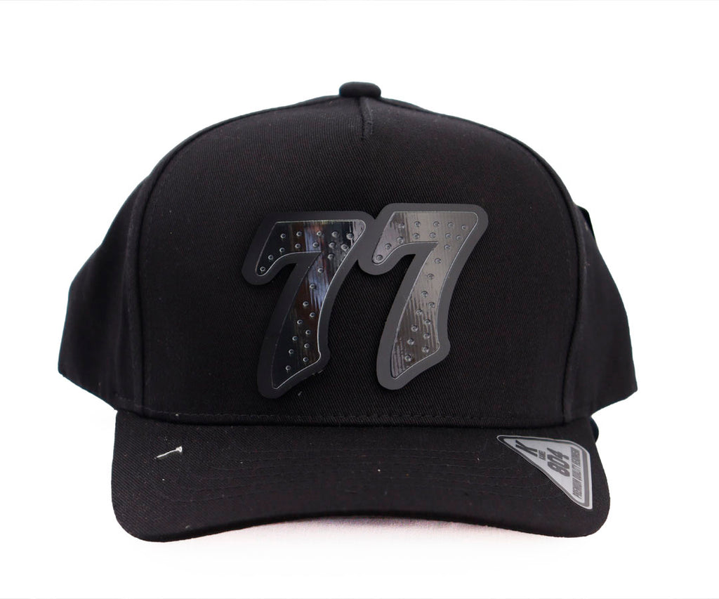 77 BARBAS ALL BLACK PLACA KAMEL