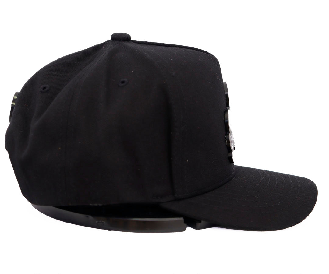 EL BARBAS HATS ROSE GOLD SKULLS BLACK PLACA KAMEL
