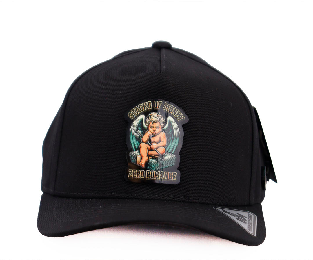 STACKS OF MONEY ZERO ROMANCE ANGEL BLACK CAP KAMEL