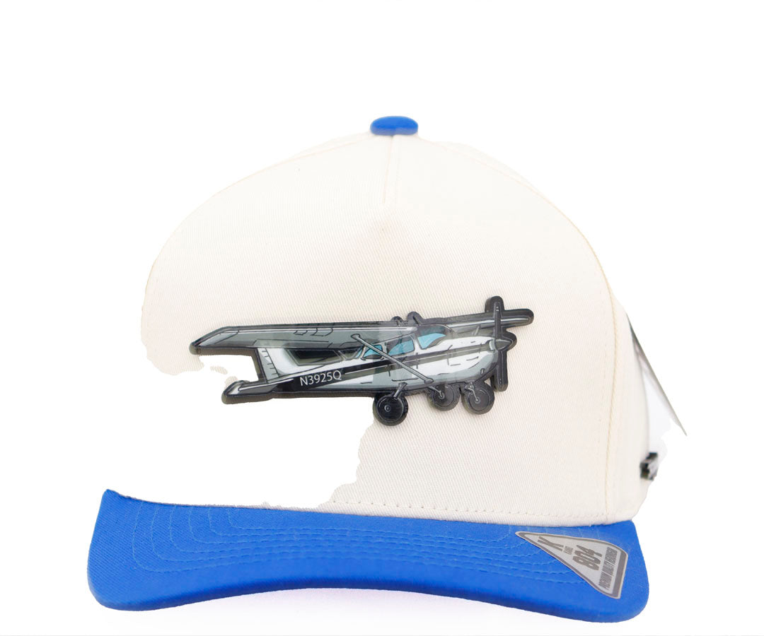 LA AVIONETA COLOR PLACA BEIGE AND ROYAL CAP PLACA KAMEL