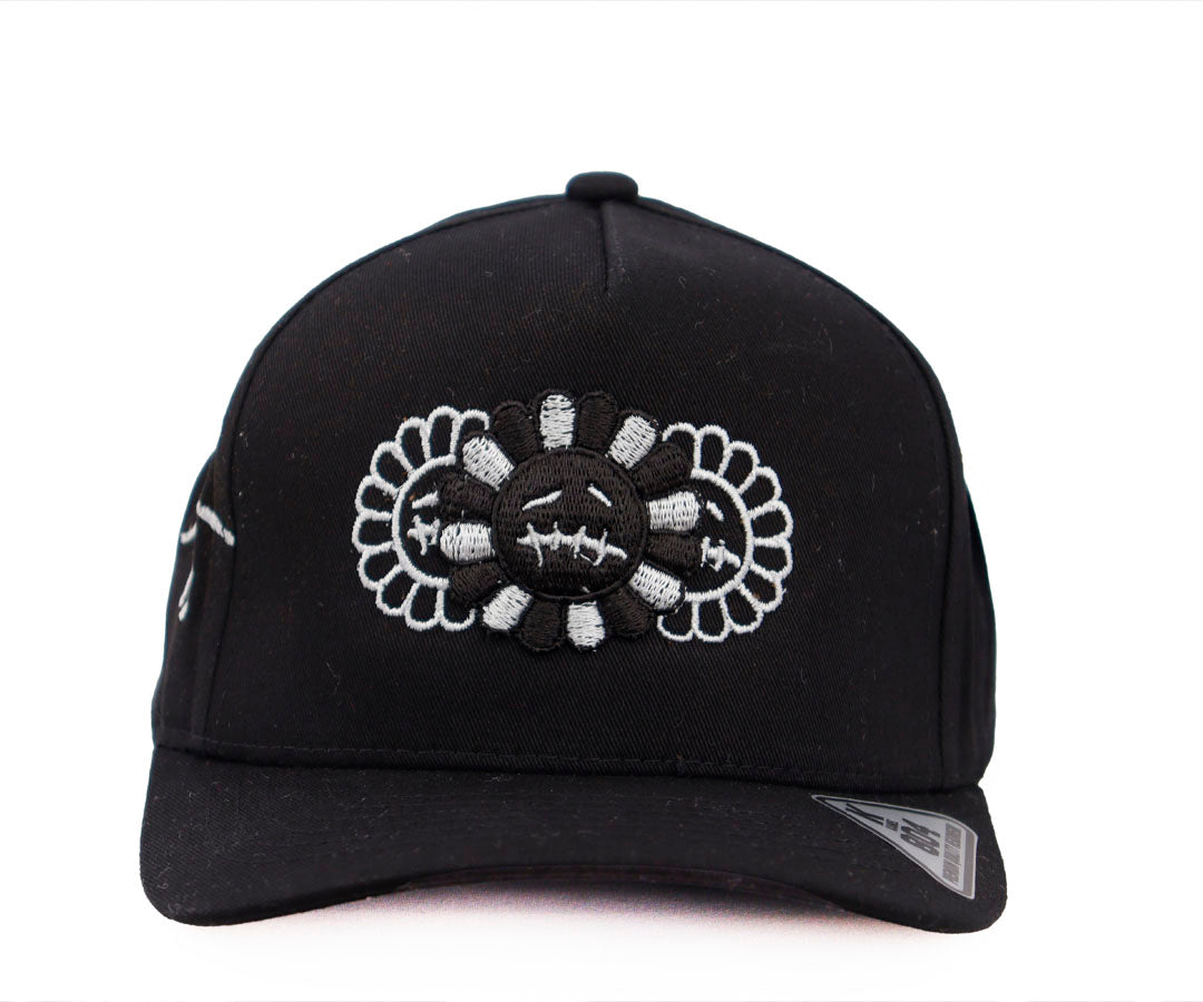 TRIPLE GIRASOLES INNEDIT SILVER AND TOTAL BLACK KAMEL