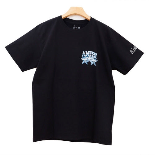 AMIRI FLOWERS AND STARS BLACK