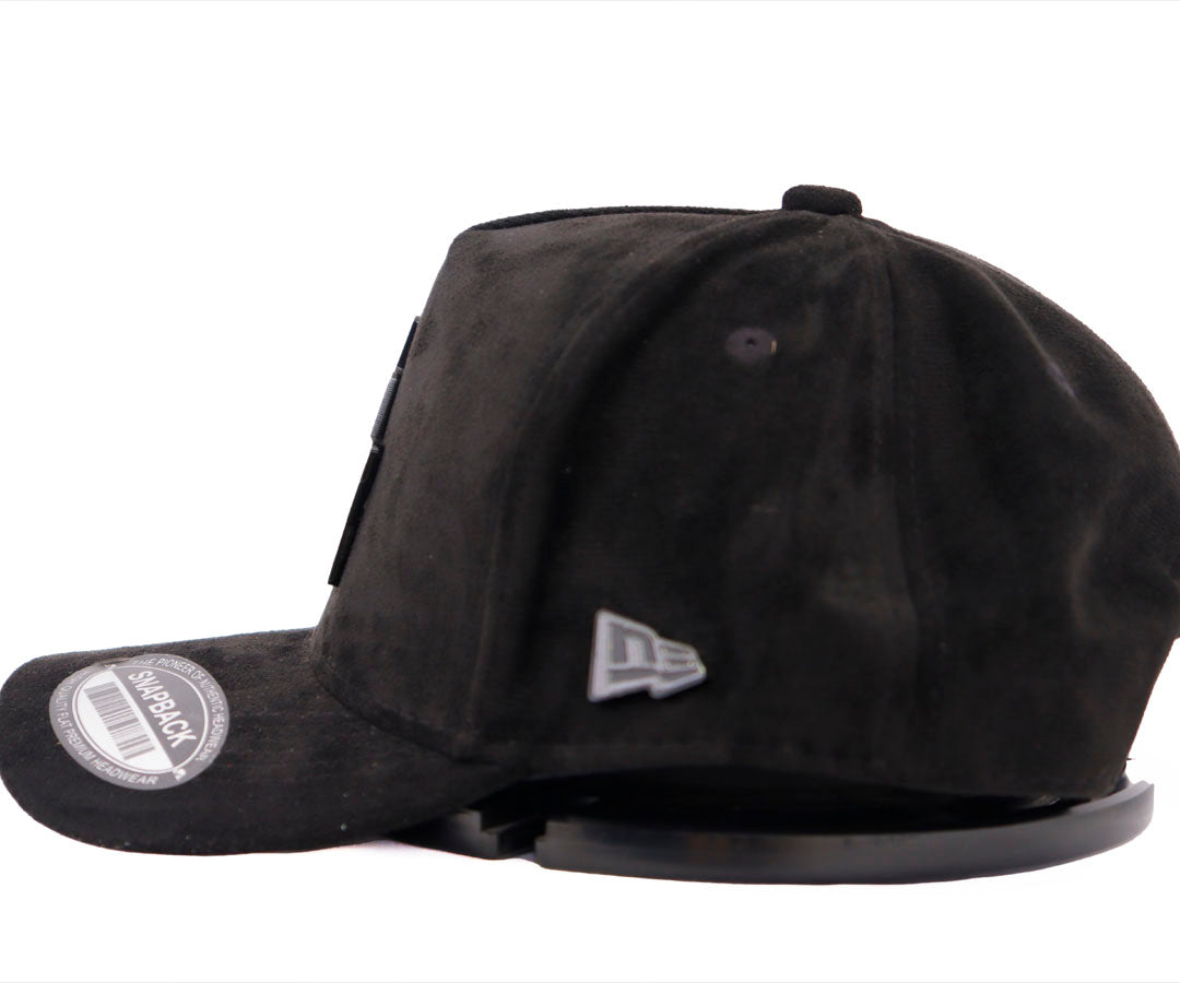 LA DODGERS BLACK MATE PLACA TOTAL GAMUZA BLACK WAYCAP